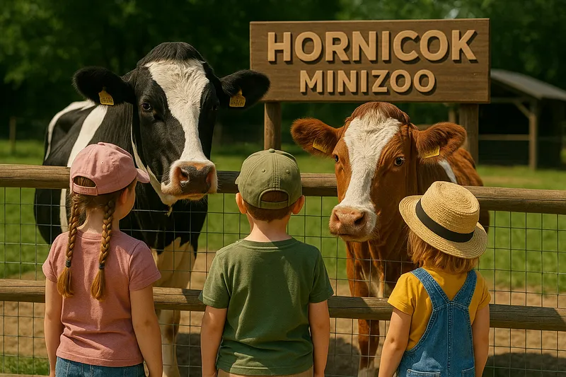 Dzieci w MiniZOO Hornicok