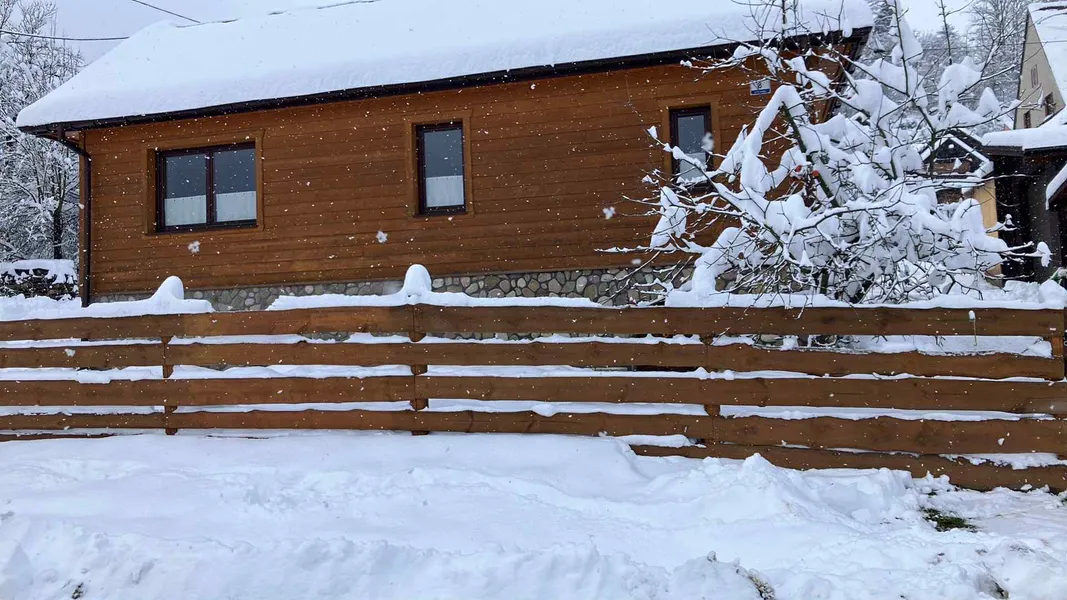 Góralskie domki Hornicok zimą