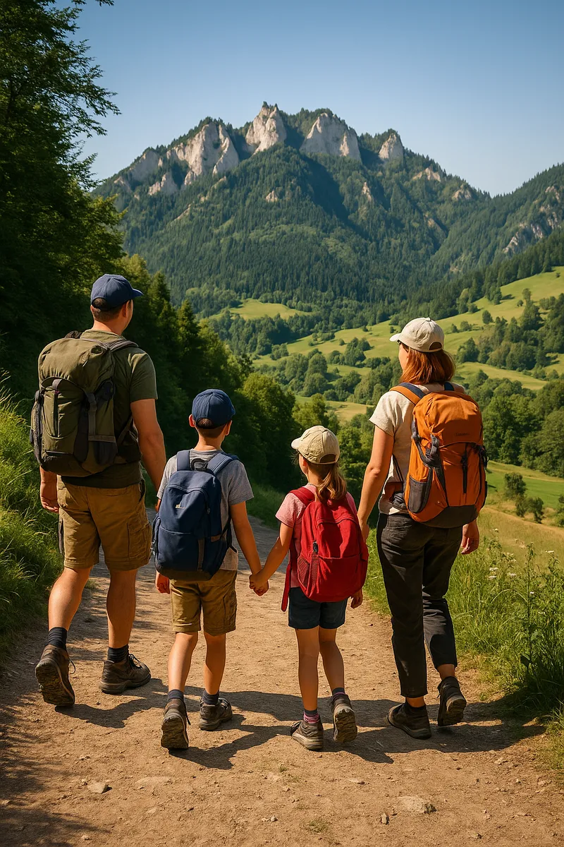 Rodzinna wycieczka w Pieniny